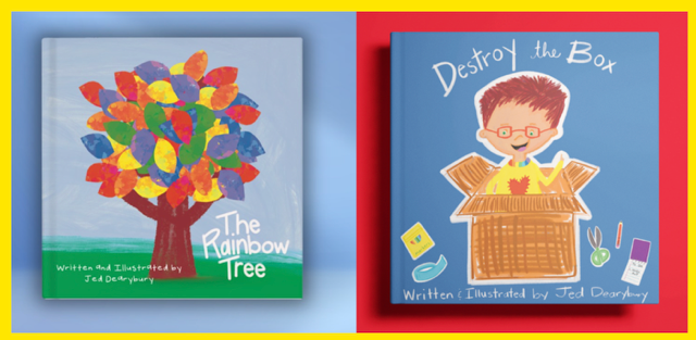 Two children's book covers: