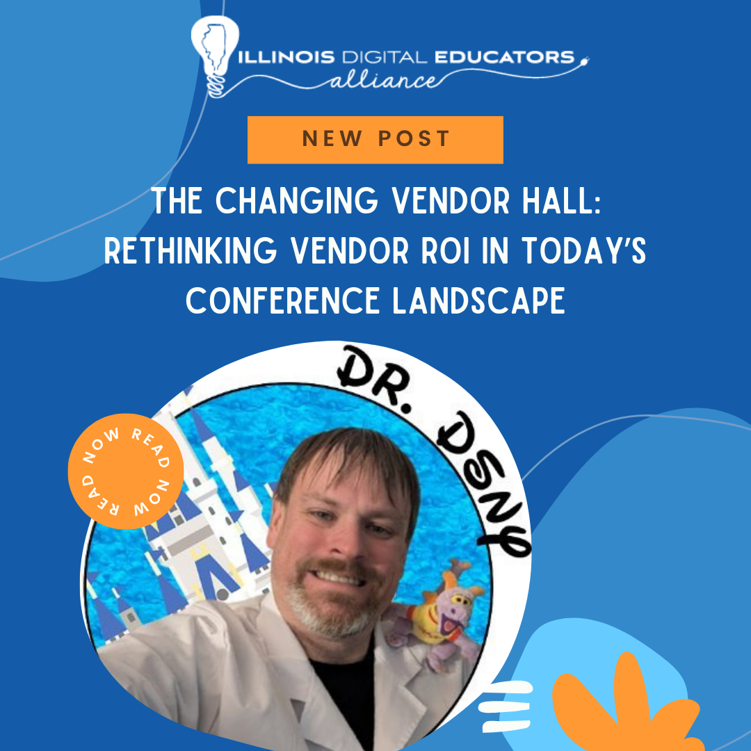 New blog with Dr. DSNY in a white lab coat on a blue background, titled “The Changing Vendor Hall”