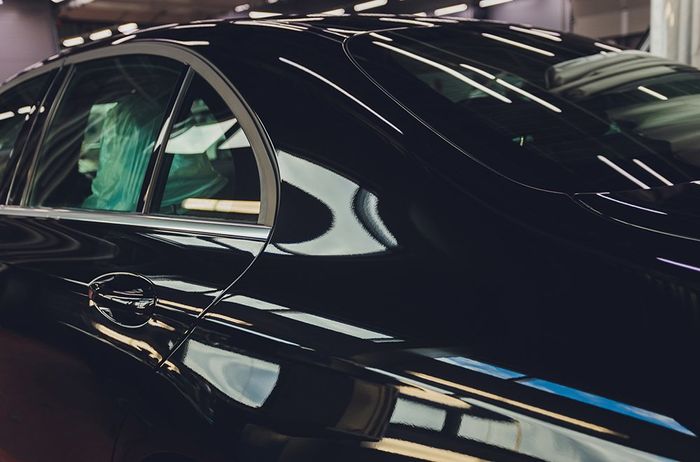 Shiny Black Car — Plymouth, MN — Sheen Auto Spa LLC