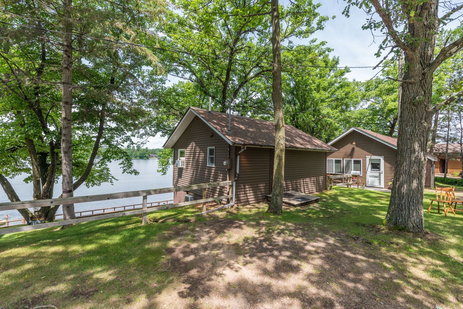 Cabin at Point Narrows Resort on Upper Gull Lake