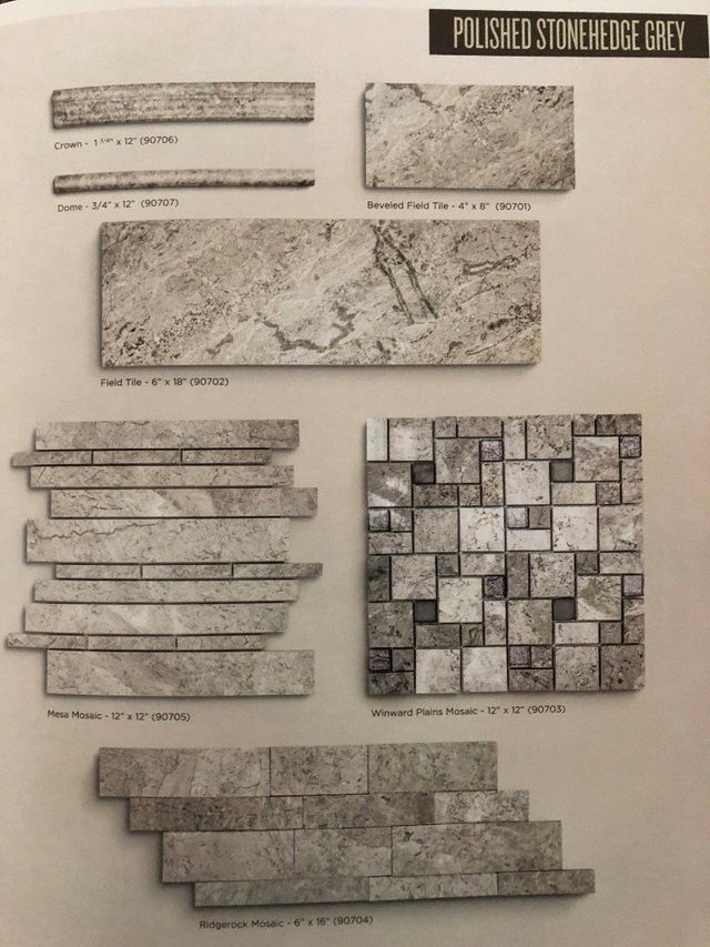 Marble Slabs — Marmos Tumbled Marble Mosaic Borders Designs in Fresno, CA