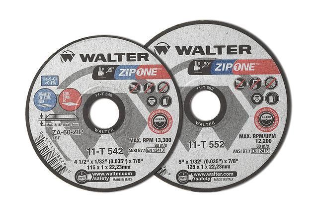 WALTER DISCO DE CORTE 4-1/2X1/32 ZIP ONE