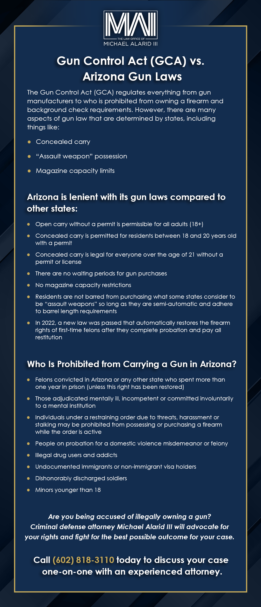 GAC vs Arizona gun Laws