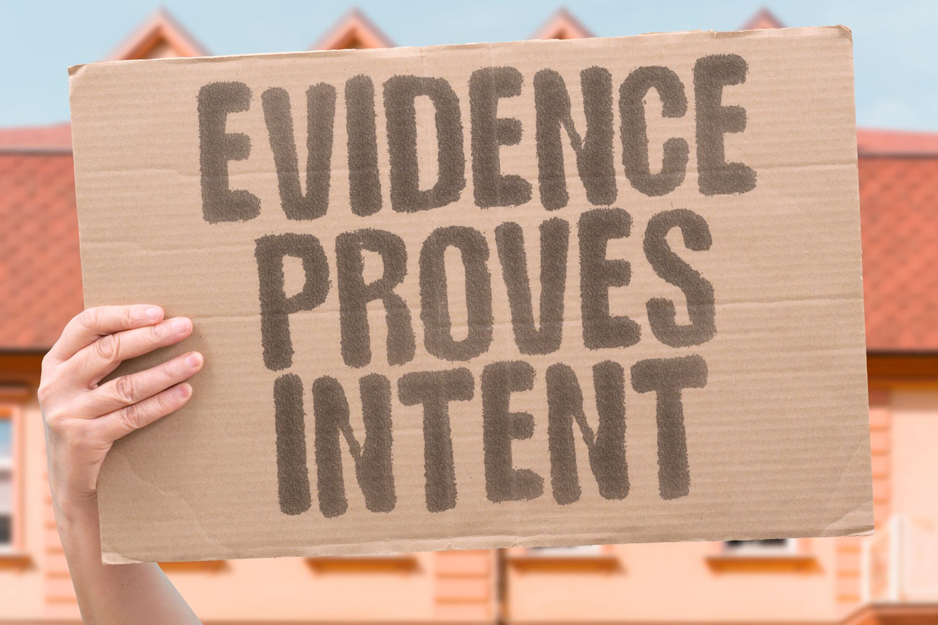 does evidence prove intent