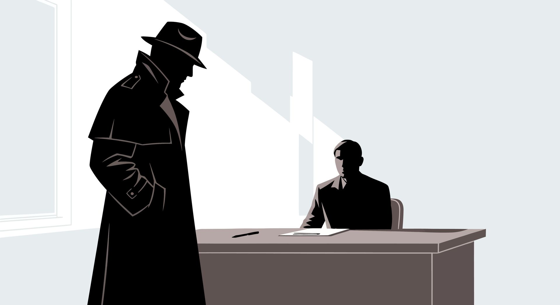 talking to detective