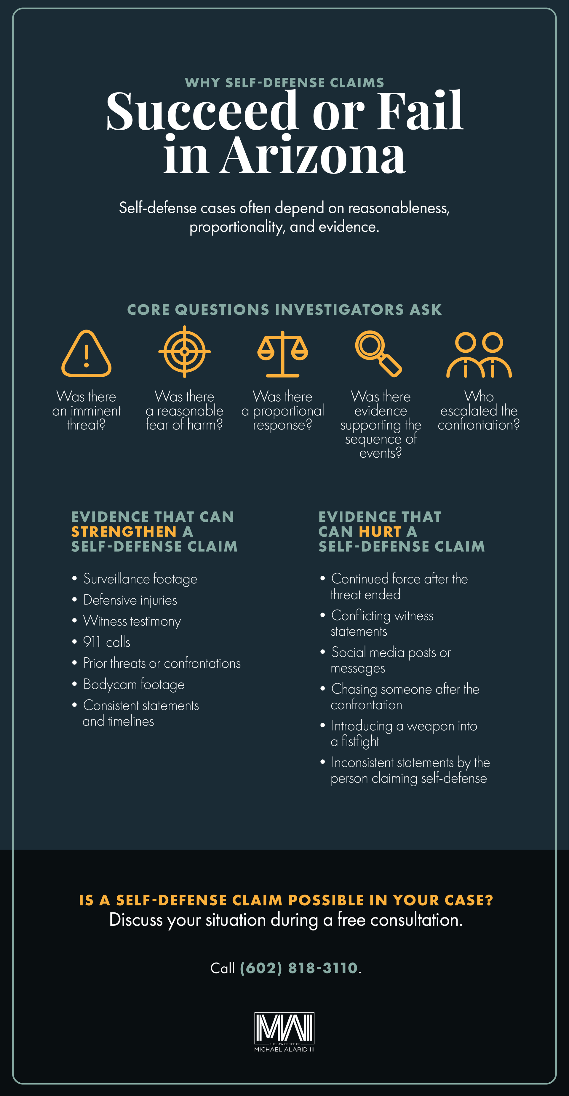self defense infographic