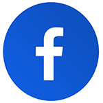 Facebook logo: White 
