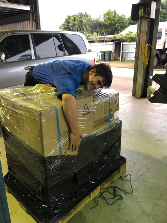 Set Of Different Batteries On Shelf — Ravenshoe Auto Electrical In Ravenshoe, QLD
