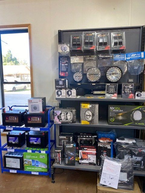 Vehicle Accessories Displayed — Ravenshoe Auto Electrical In Ravenshoe, QLD