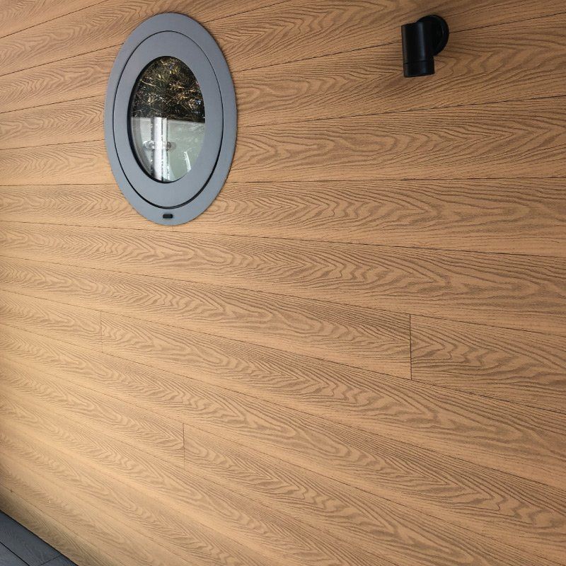 Wood Effect Plastic Wall Clad