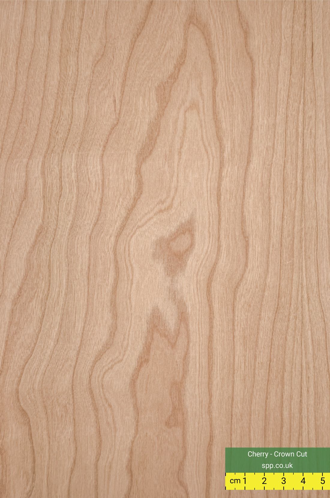 Cherry Crown Cut Veneered Plywood
