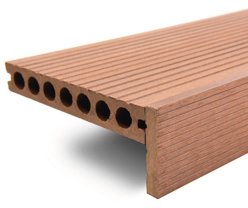 Grooved Edge Trims for Plastic Decking