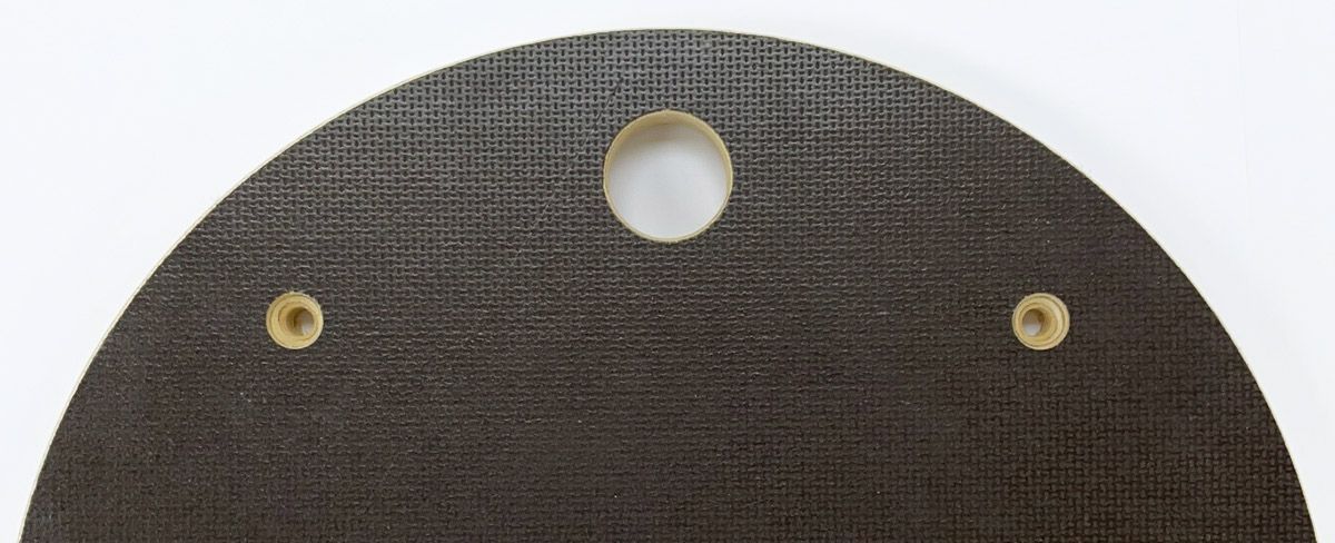 CNC Machined Plywood Component with a Phenol Mesh Surface
