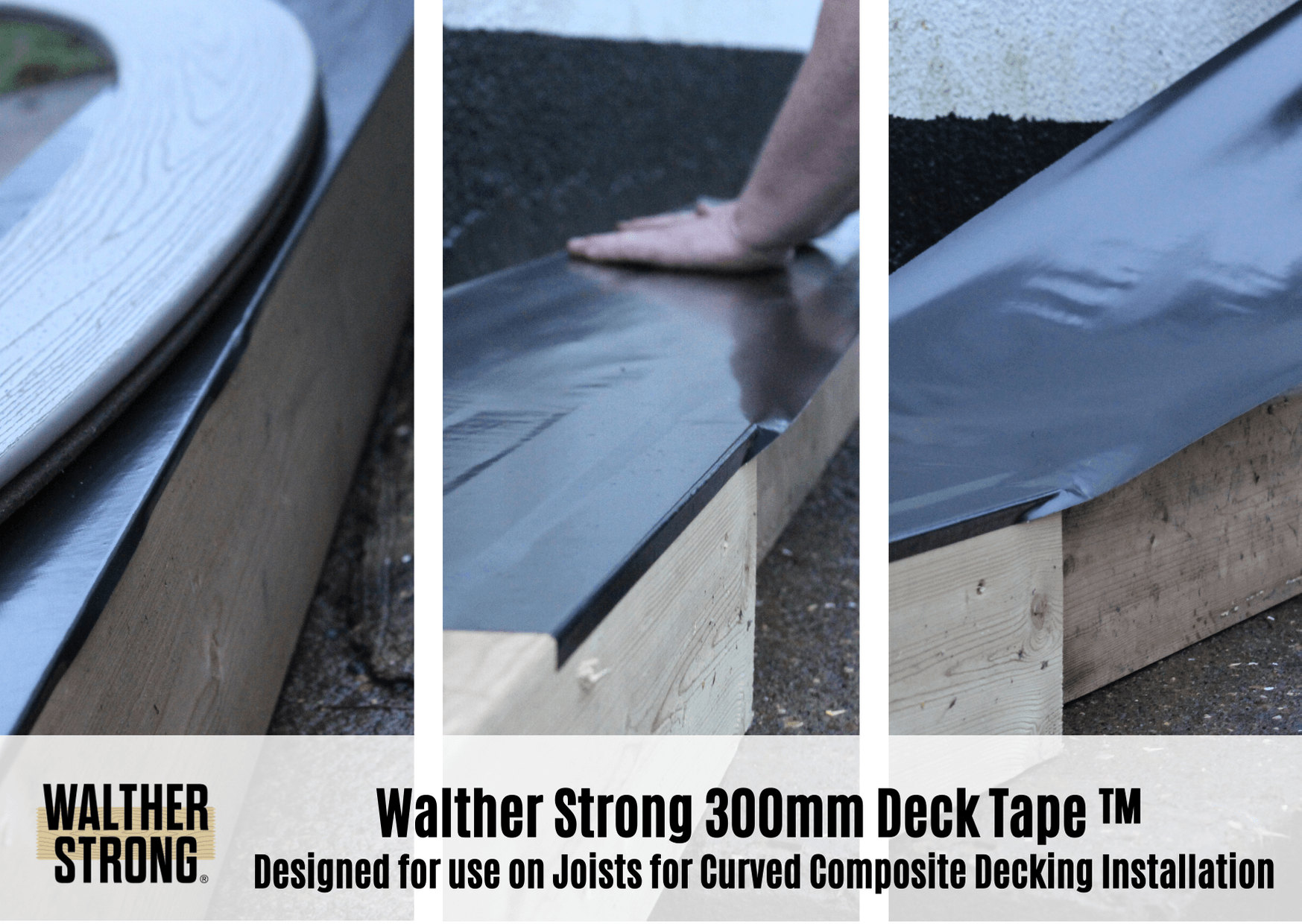 Edging tape for timber protection