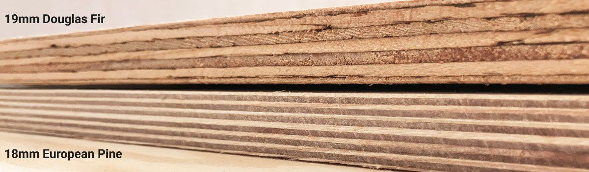 Comparing Douglas Fir and Pine Plywood Core