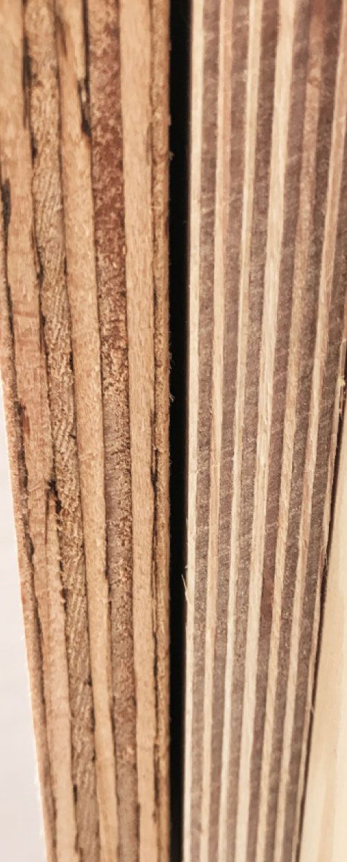 Comparing Douglas Fir and Pine Plywood Core