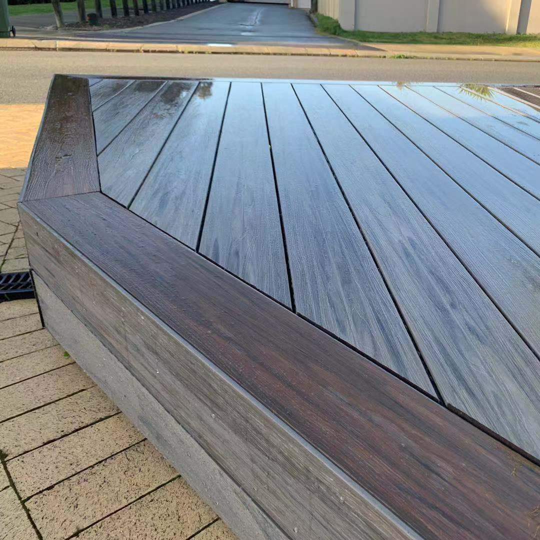 wood plastic decking planks