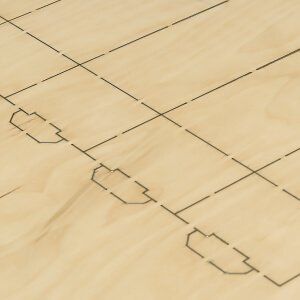 Thin Birch Plywood for Laser Craft Material