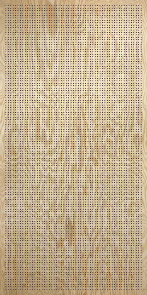 Acoustic Perforated Pine Plywood Panel