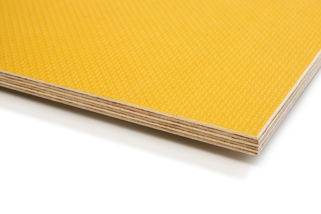 Phenol Mesh Birch Plywood in Yellow