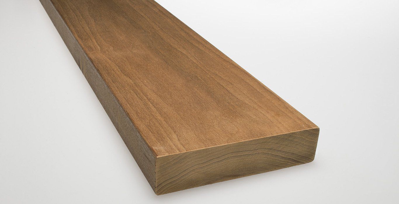 Sauna Timber Plank darker brown wood