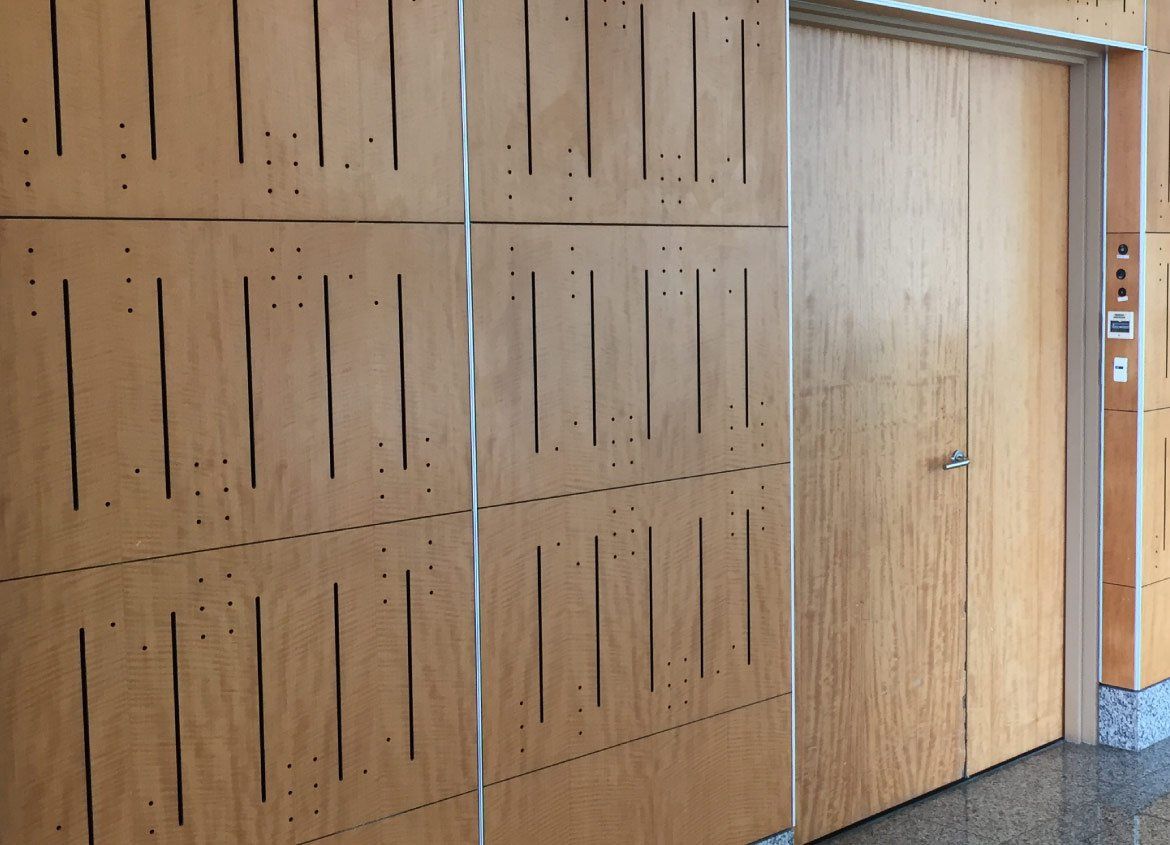 Veneered Panels for Acoustic Walls