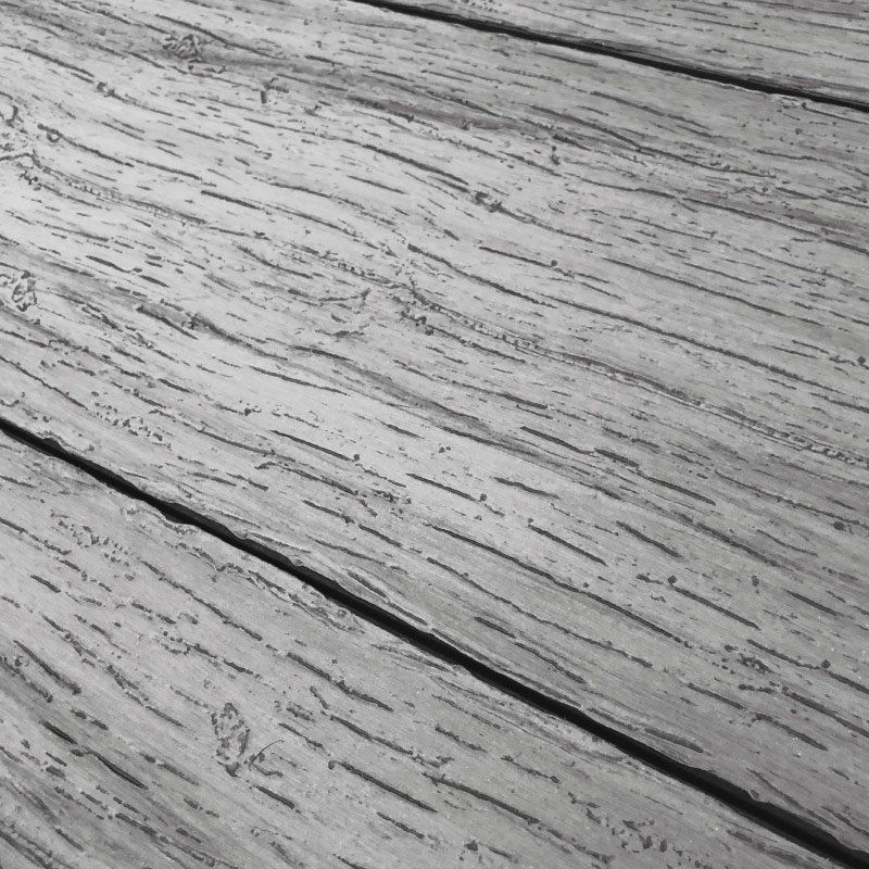 Textured Wide Plastic Composit e Decking Boards