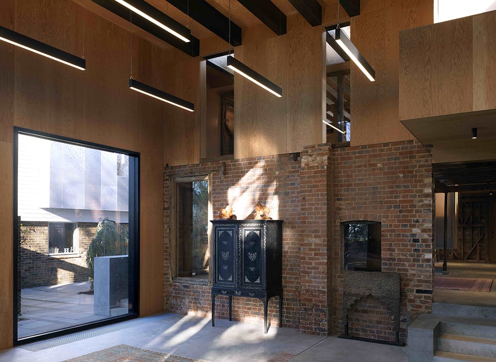 Douglas Fir plywood for wall cladding