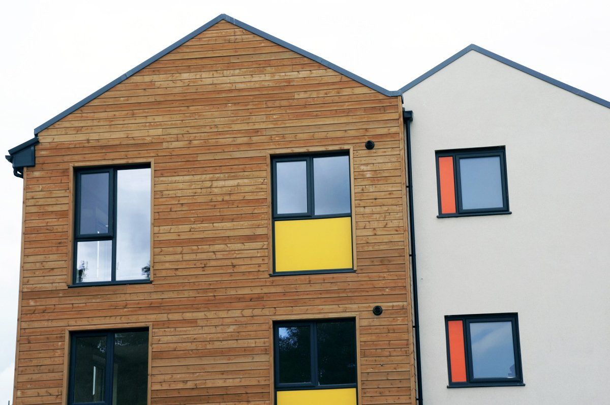 Larch Wood Building Cladding