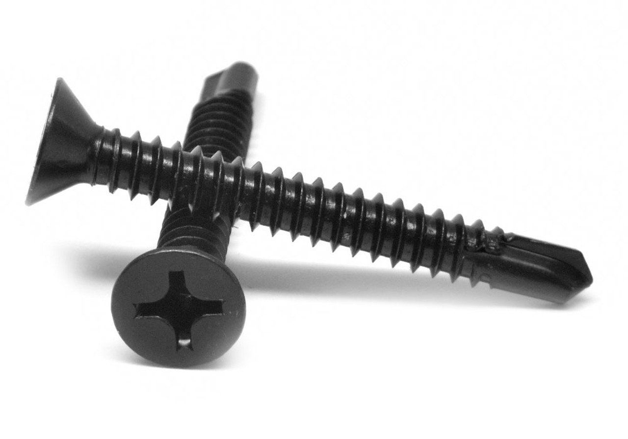 Black Metal Screws for Composite Cladding Fixing