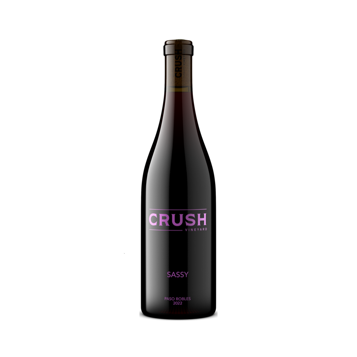 Crush Vineyards, 2022 Syrah/Tempranillo, Sassy
