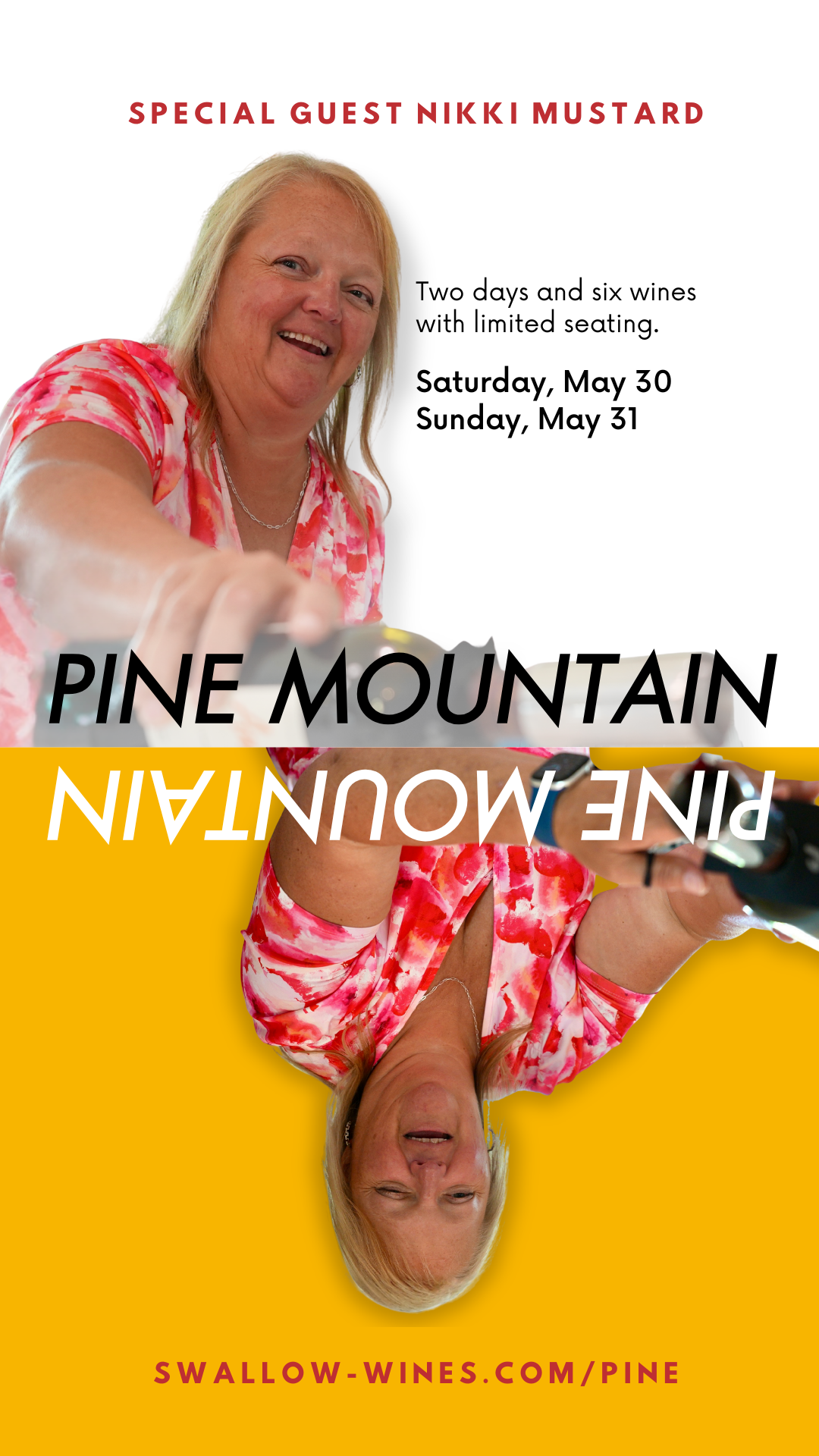 Pine Mountain Vineyards wine tasting at Swallow Wines