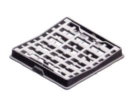 Caditoie in ghisa a Roma grigie