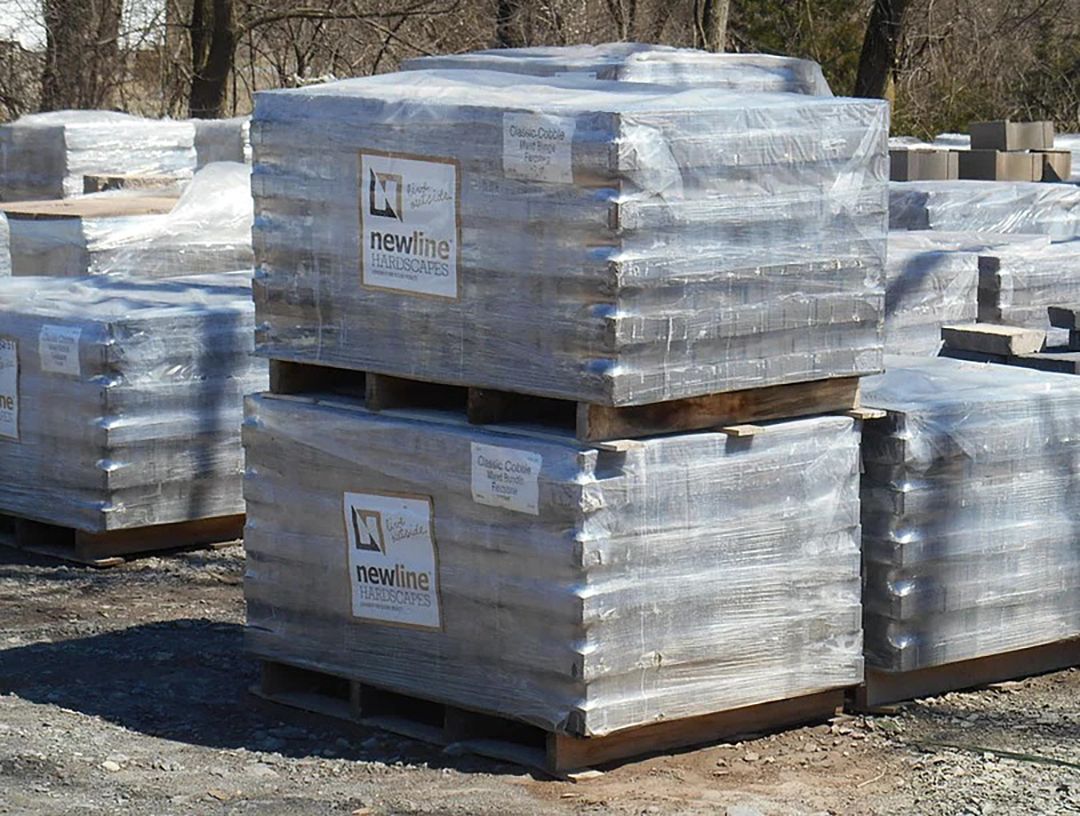 A pile of pallets stacked on top of each other