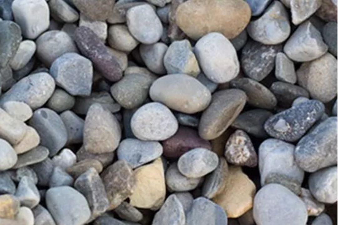 A pile of rocks of different sizes and colors