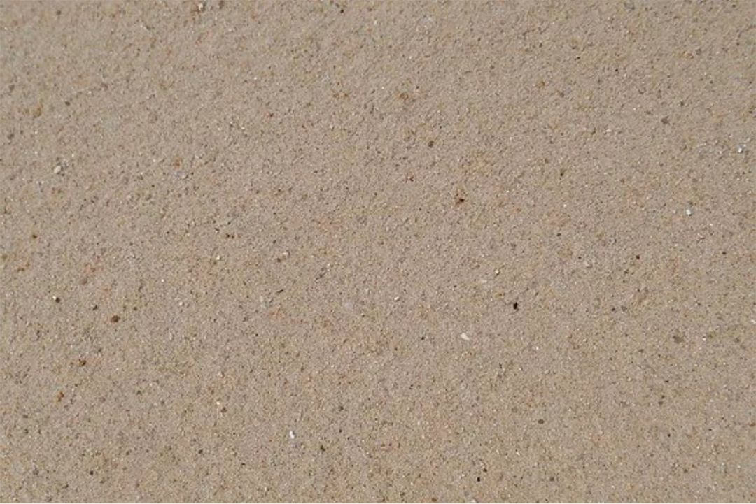A close up of sand.