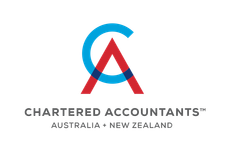 The logo for chartered accountants australia and new zealand