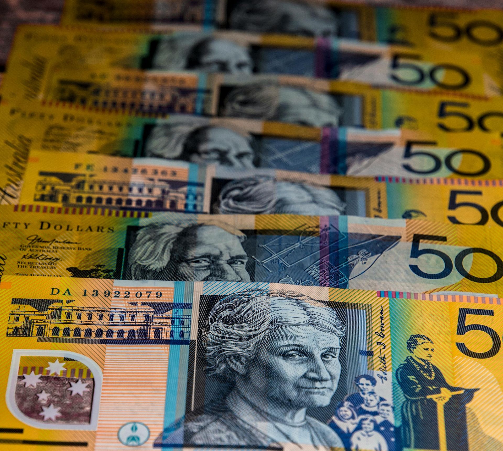 Australian $50 notes