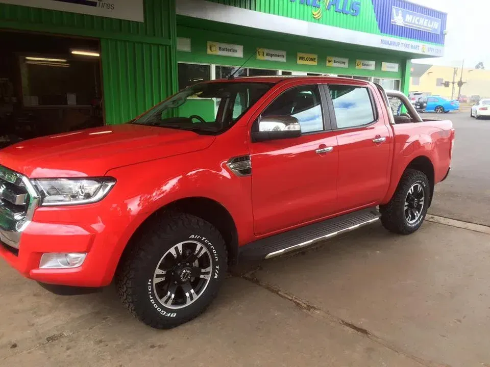 BFGoodrich Tyres in Red 4X4 Auto — Manjimup, WA — Manjimup Tyre Mart & Auto Electrical Services