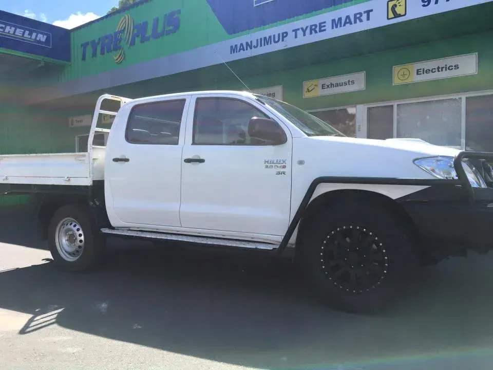 4X4 with Two Different Wheels — Manjimup, WA — Manjimup Tyre Mart & Auto Electrical Services