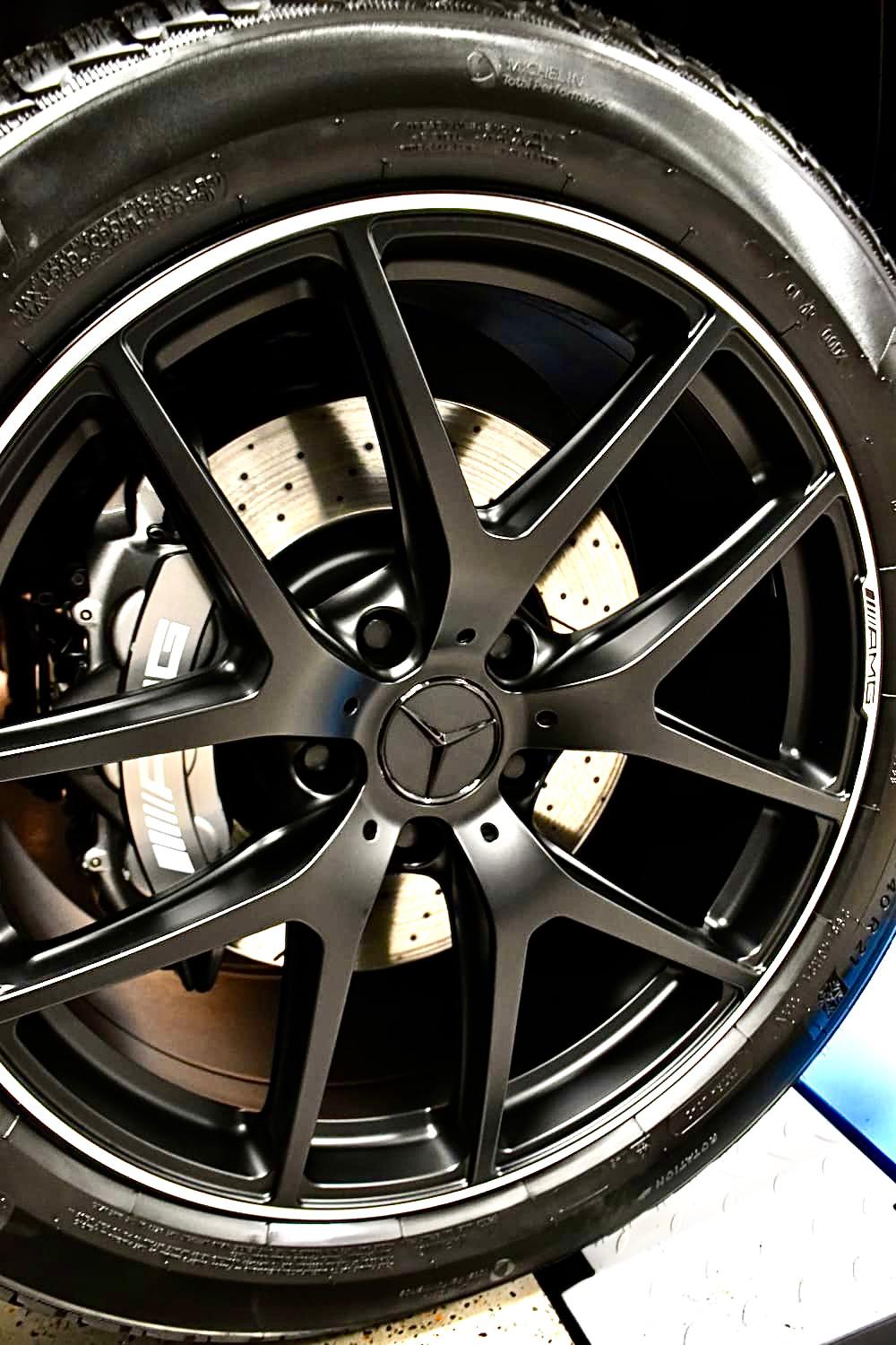 Reinigung bei Felgen