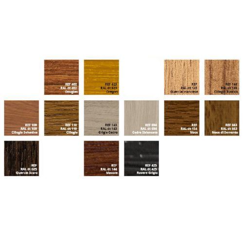 gamma colori 100% infissi