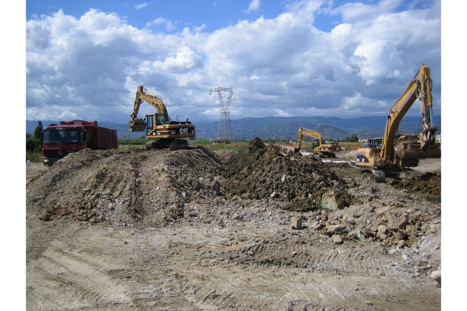 scavi a sezione ristretta