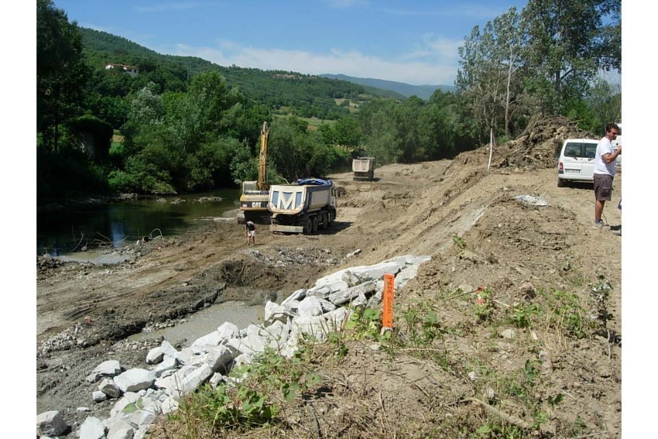 messa in sicurezza degli argini