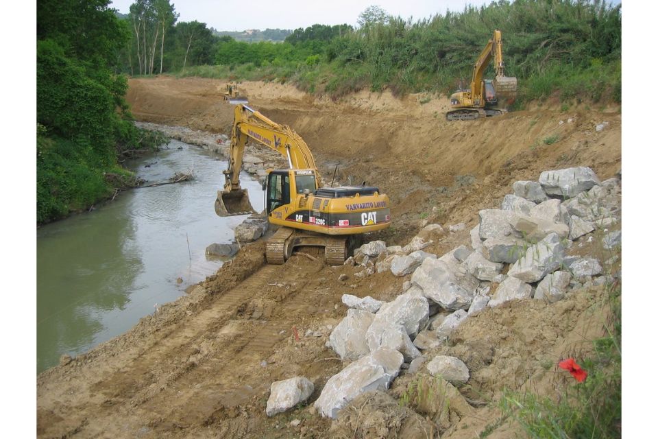 diaframmatura degli argini