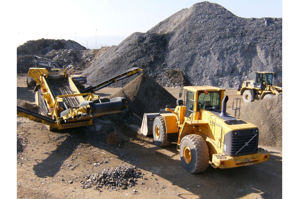 servizio di recupero inerti