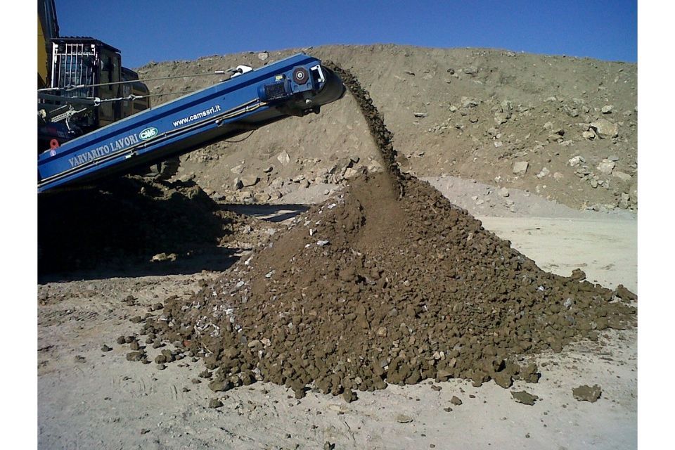 raccolta e trasporto dei materiali inerti