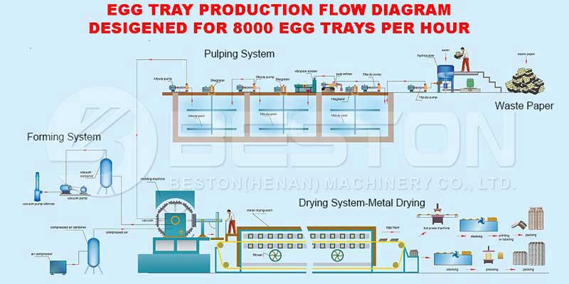 Egg Tray Manufacturing Process