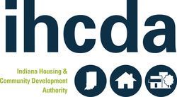 The logo for the indiana housing and community development authority