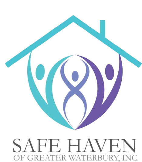 A logo for safe haven of greater waterbury inc.